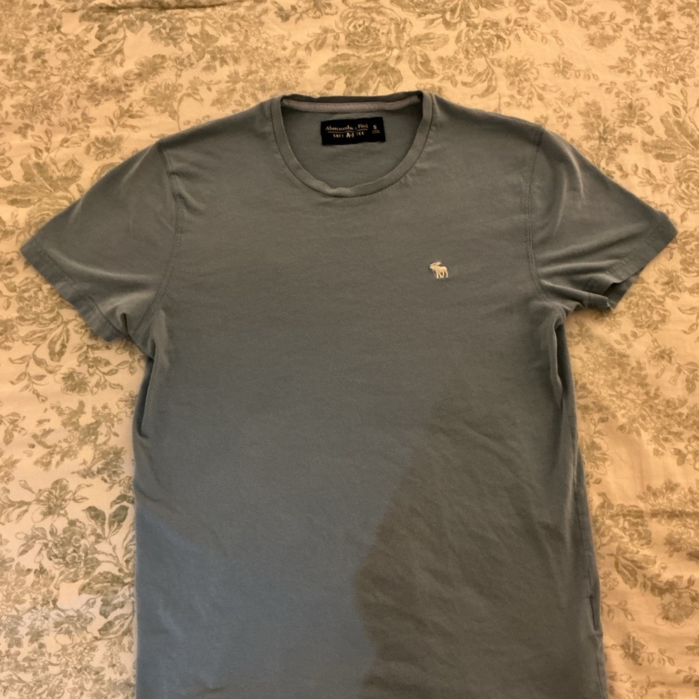Abercrombie & Fitch Slate Blue Tee
